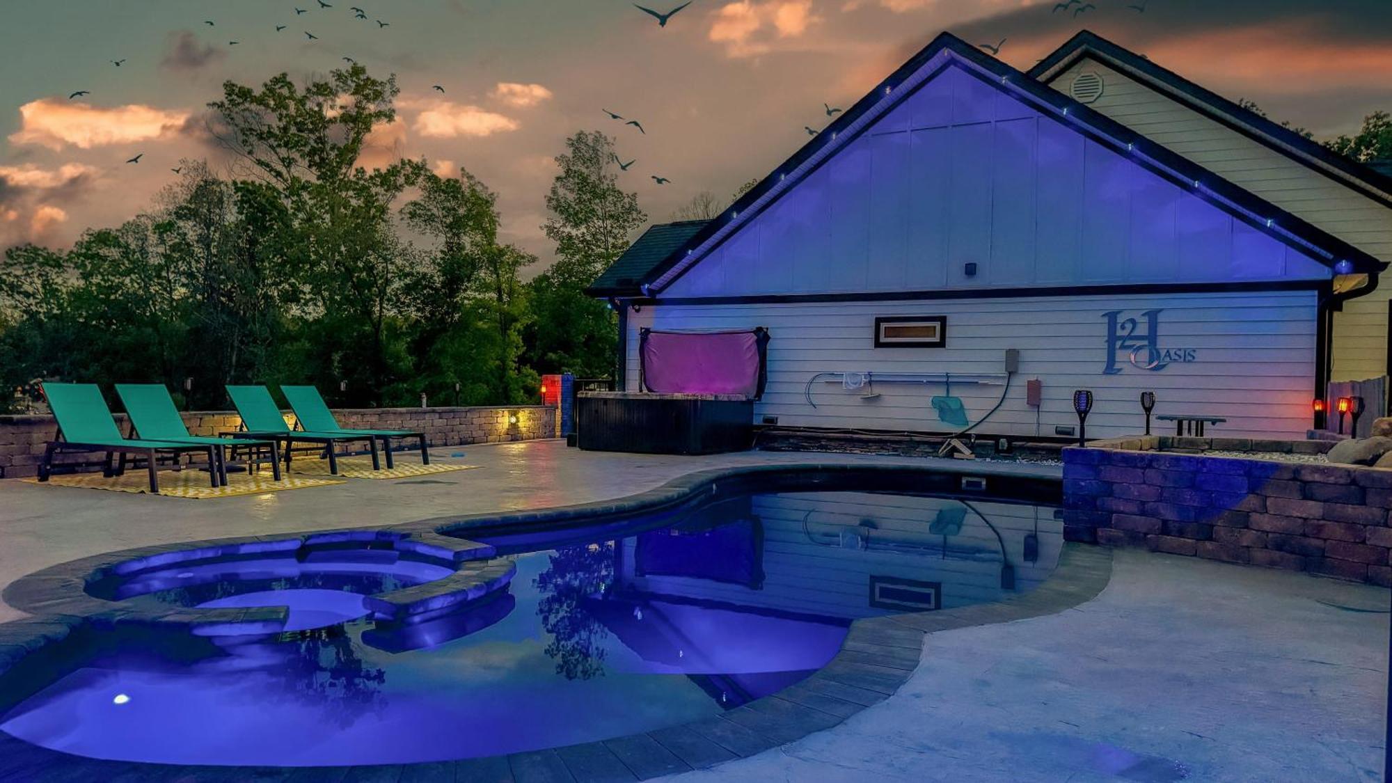 Villa H2Oasis Incredible Pool Retreat With Mountains Views! Sevierville Exterior foto